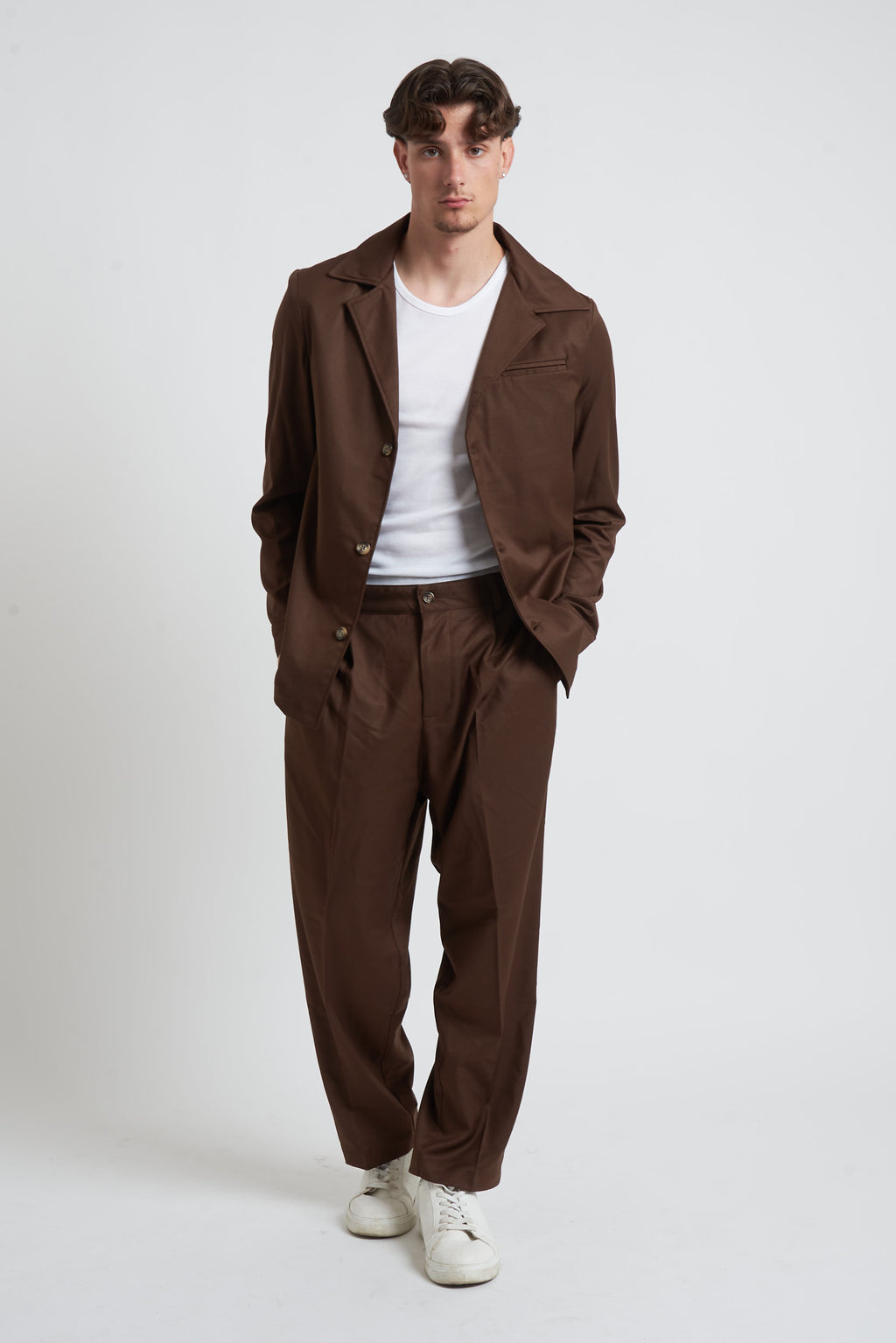 Camicia collo giacca regular