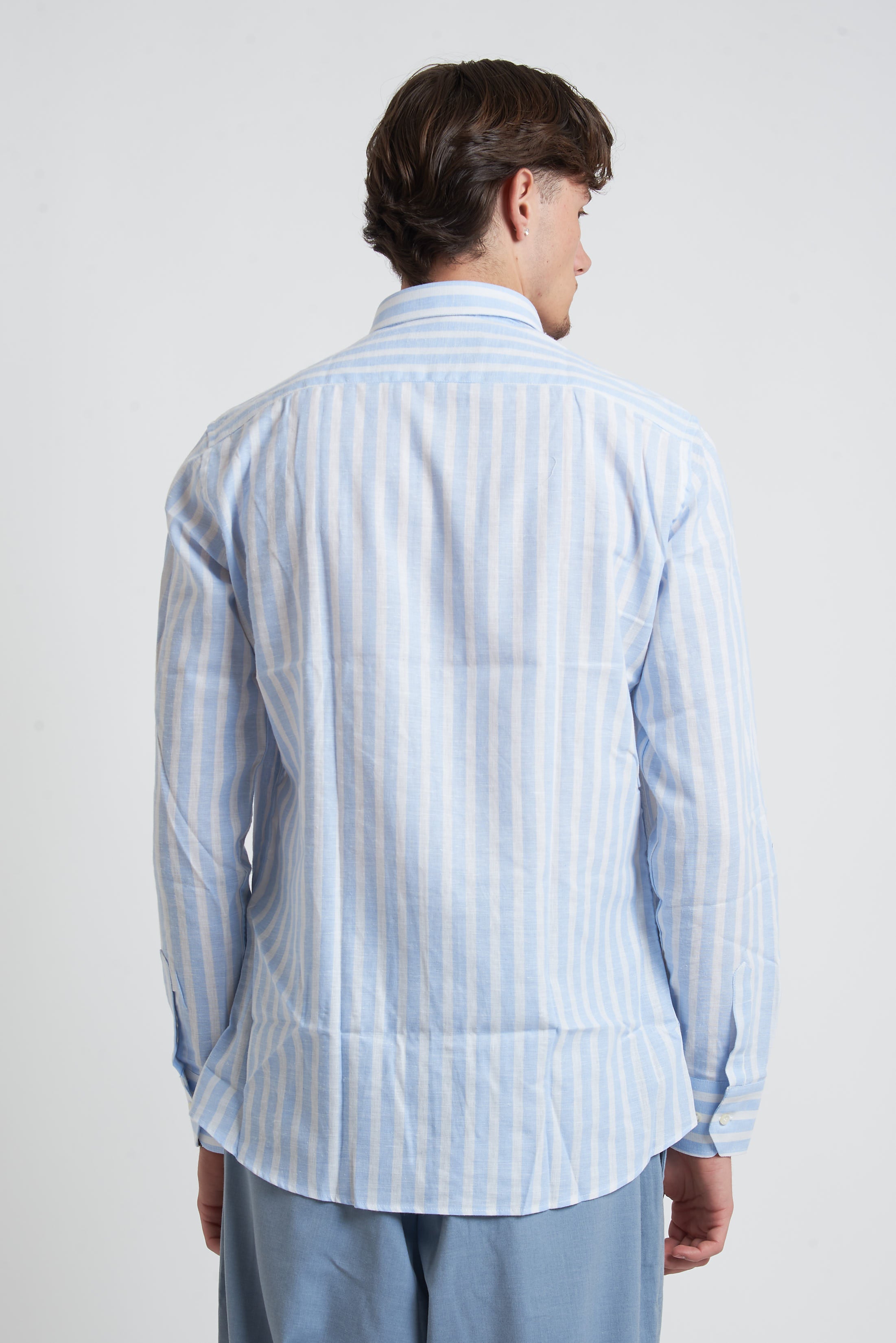 Camicia regular in lino