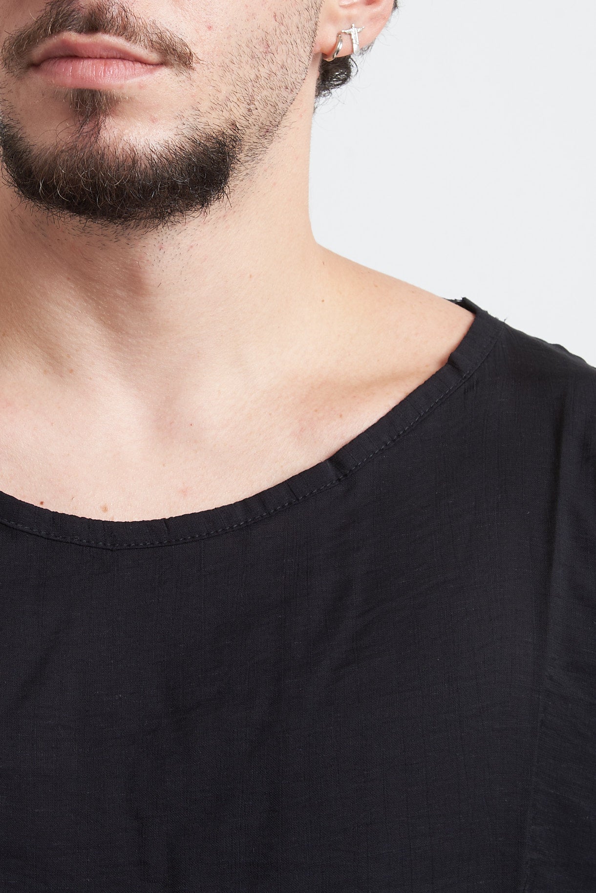 T-shirt tessuto stropicciato