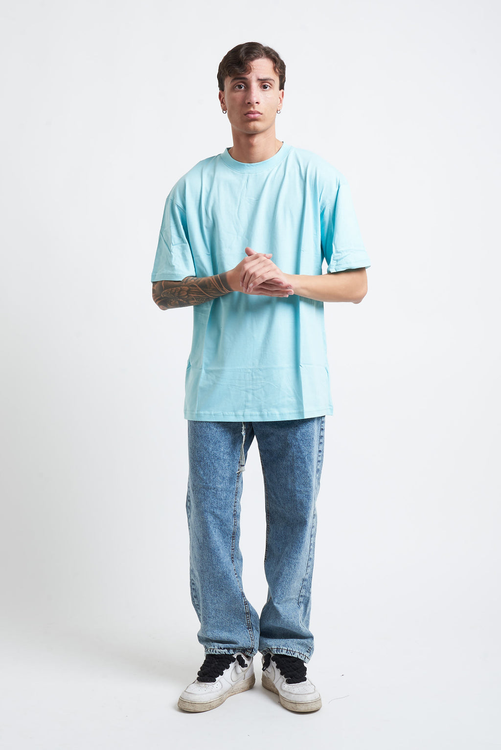 T shirt oversize spalla scesa