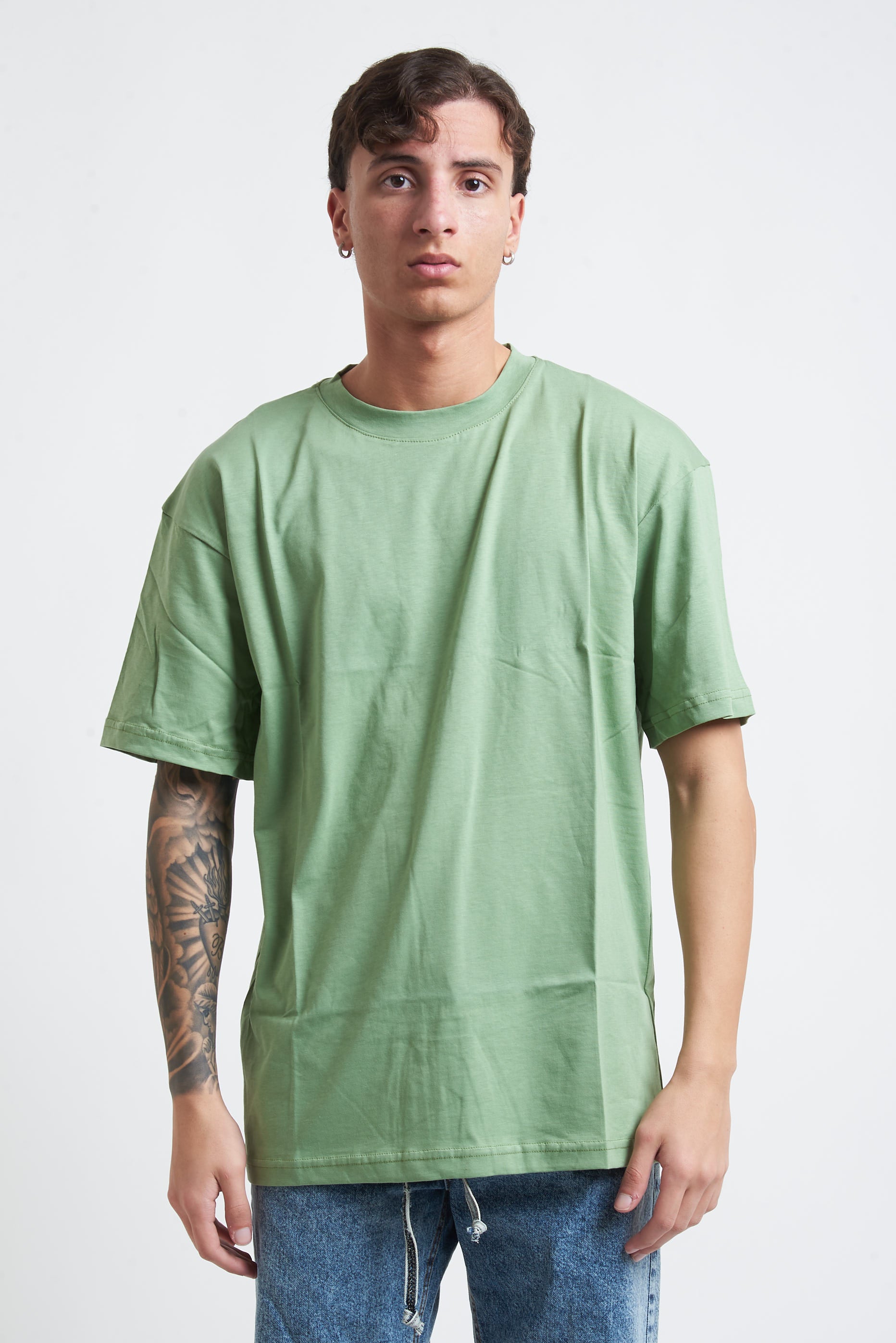 T shirt oversize spalla scesa