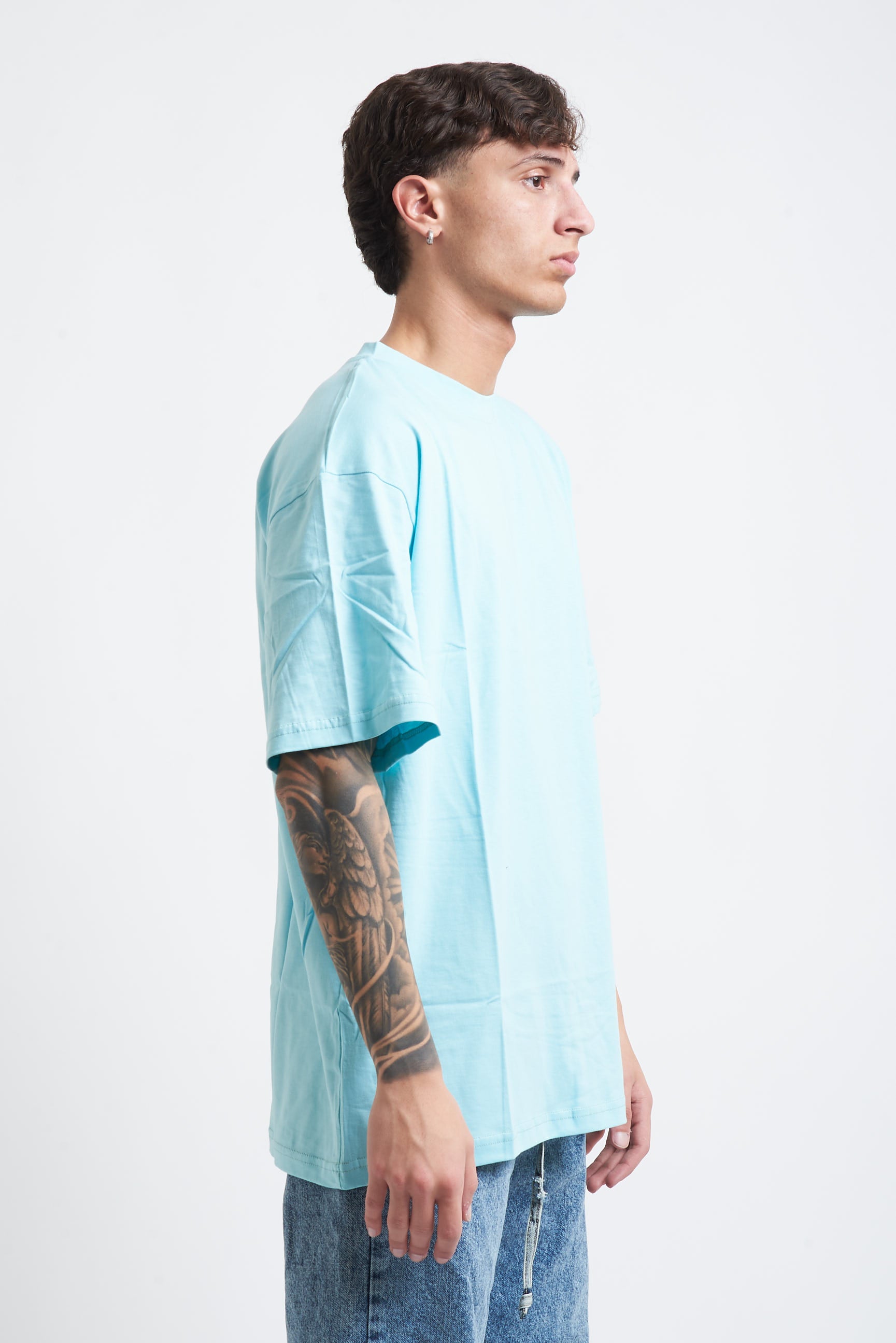 T shirt oversize spalla scesa