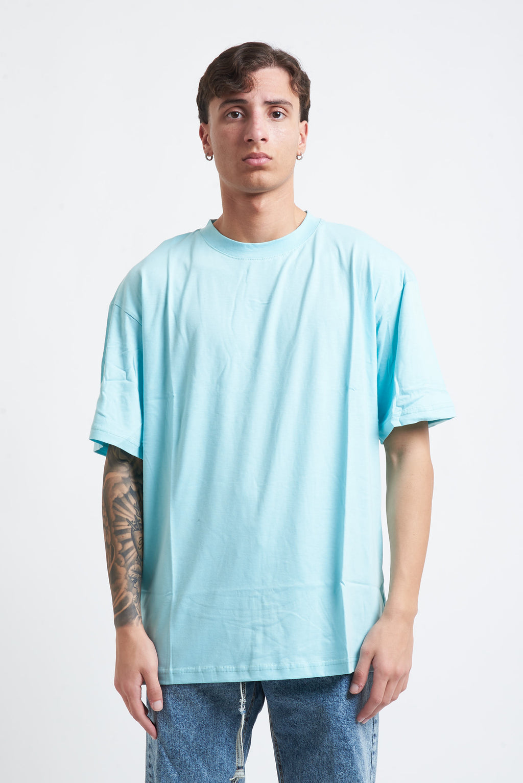 T shirt oversize spalla scesa
