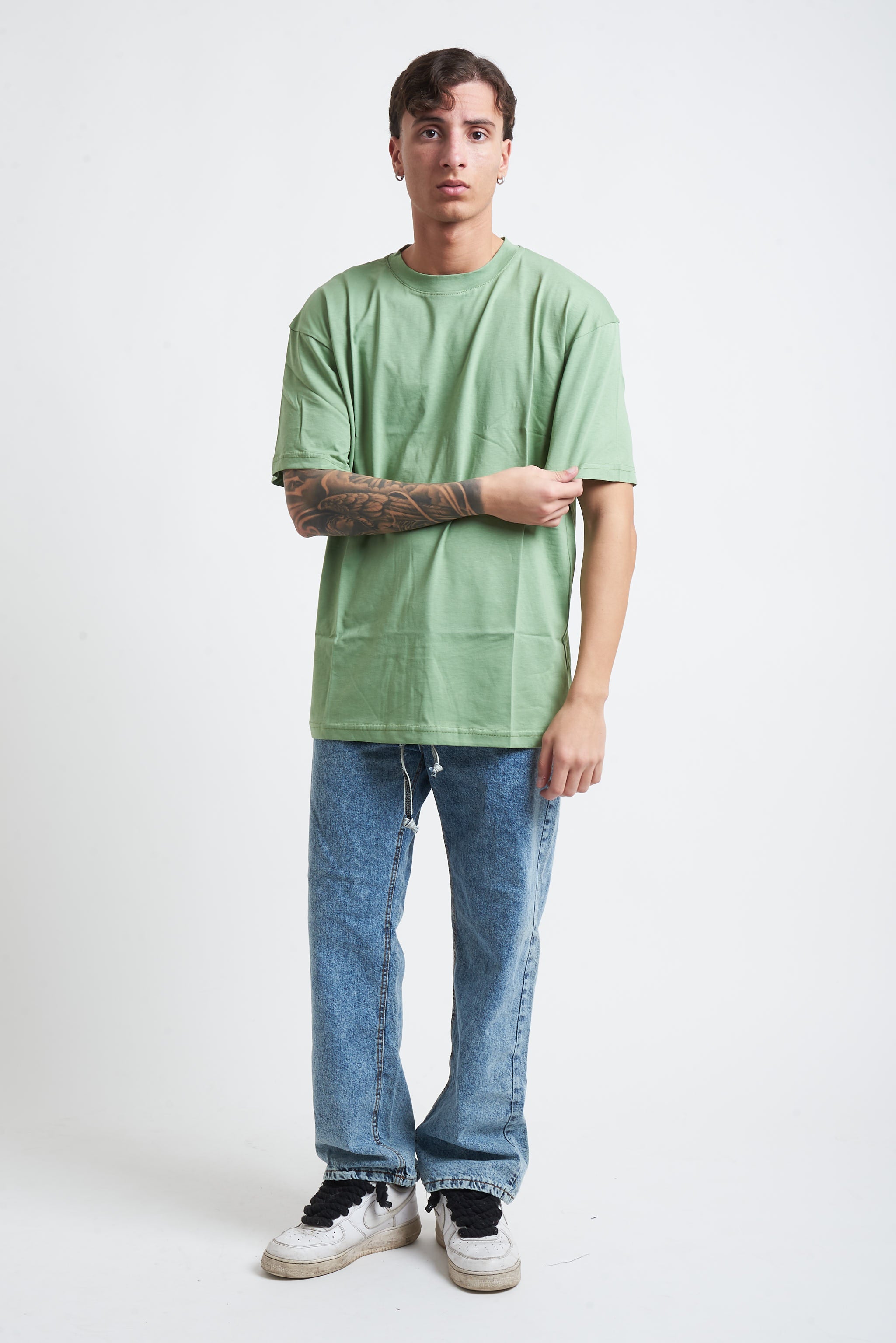 T shirt oversize spalla scesa