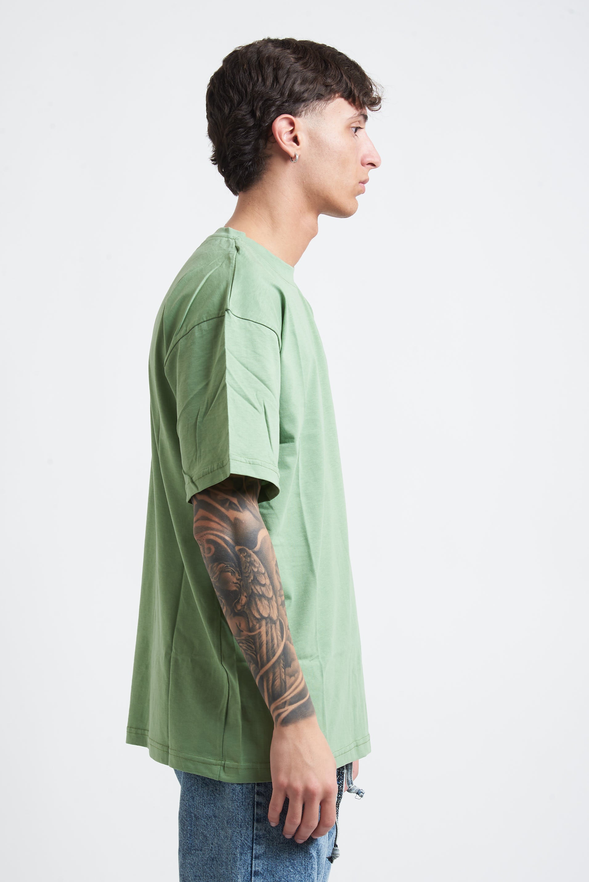 T shirt oversize spalla scesa