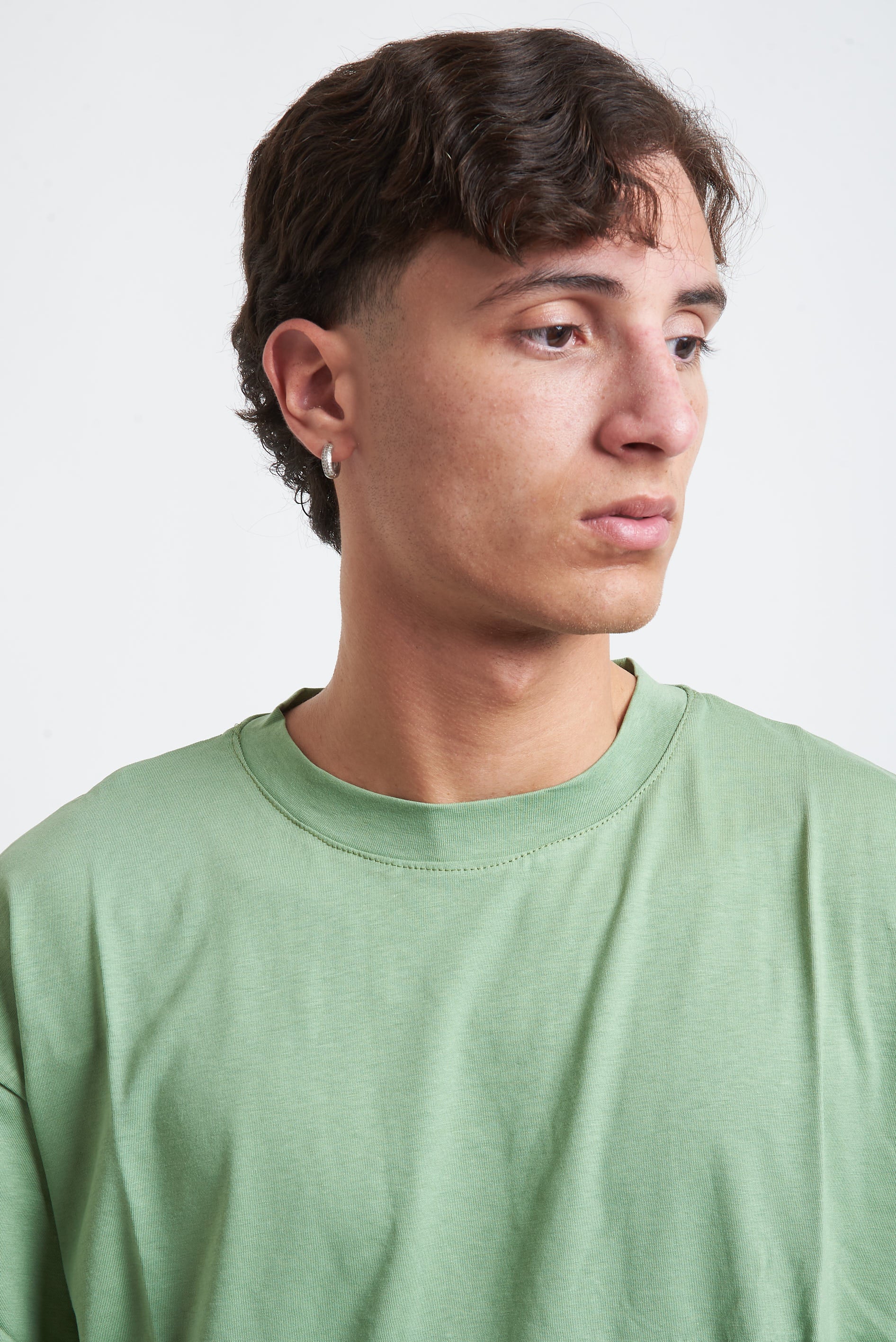 T shirt oversize spalla scesa