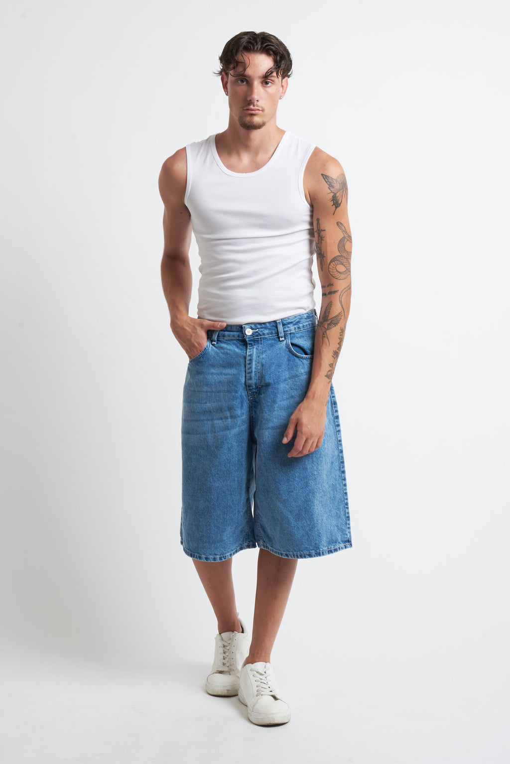 Bermuda denim chiaro