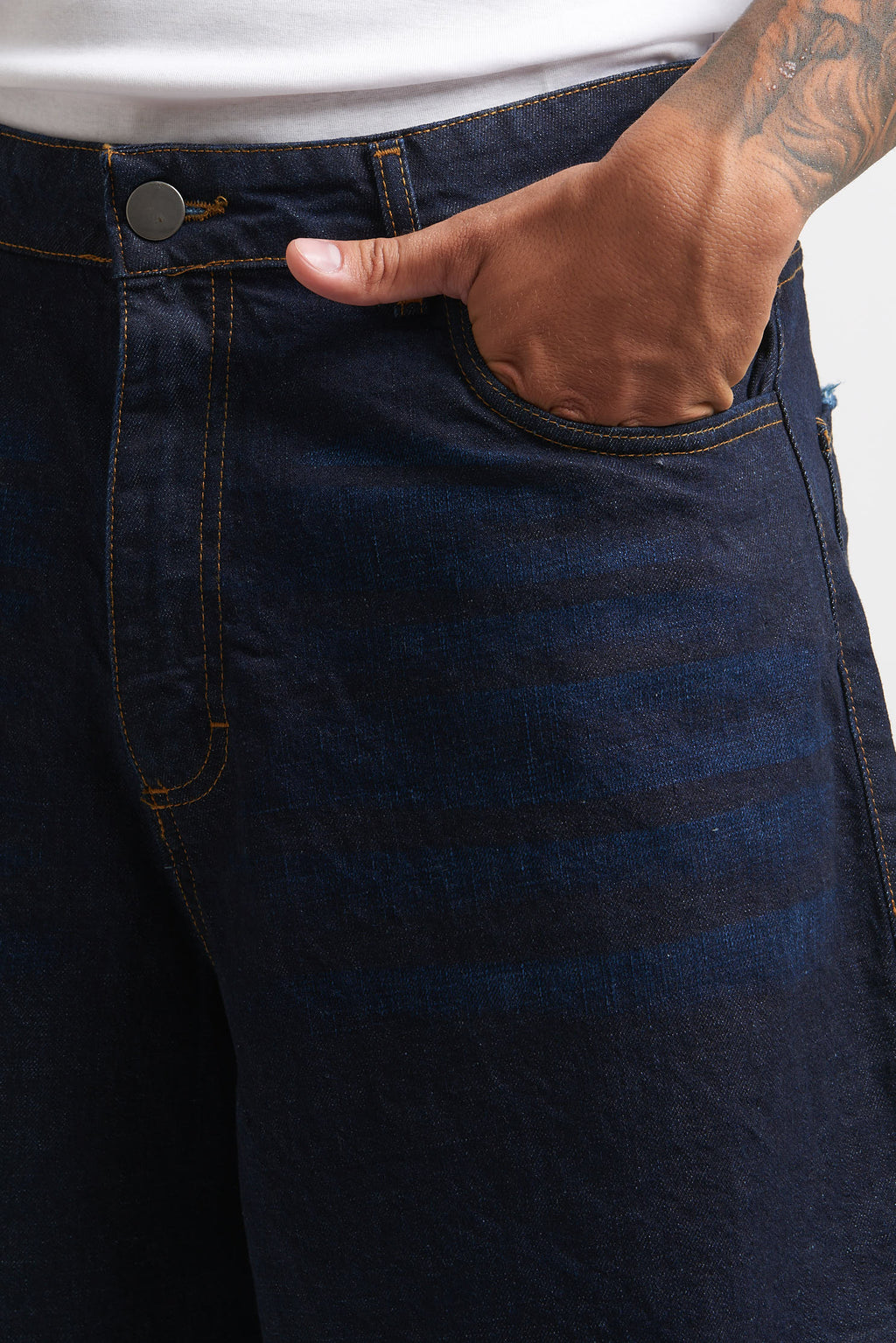 Bermuda denim blu lavaggio 0