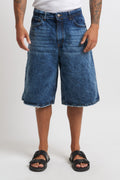 Bermuda denim doppio stone