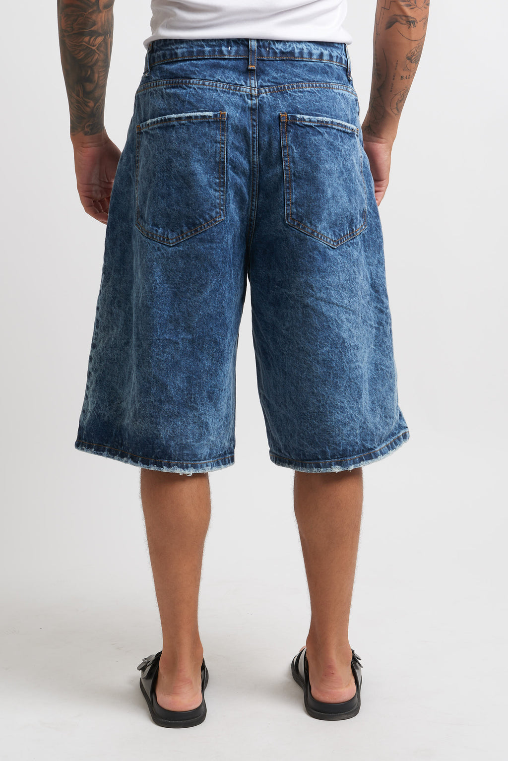 Bermuda denim doppio stone