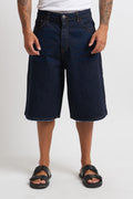 Bermuda denim blu lavaggio 0