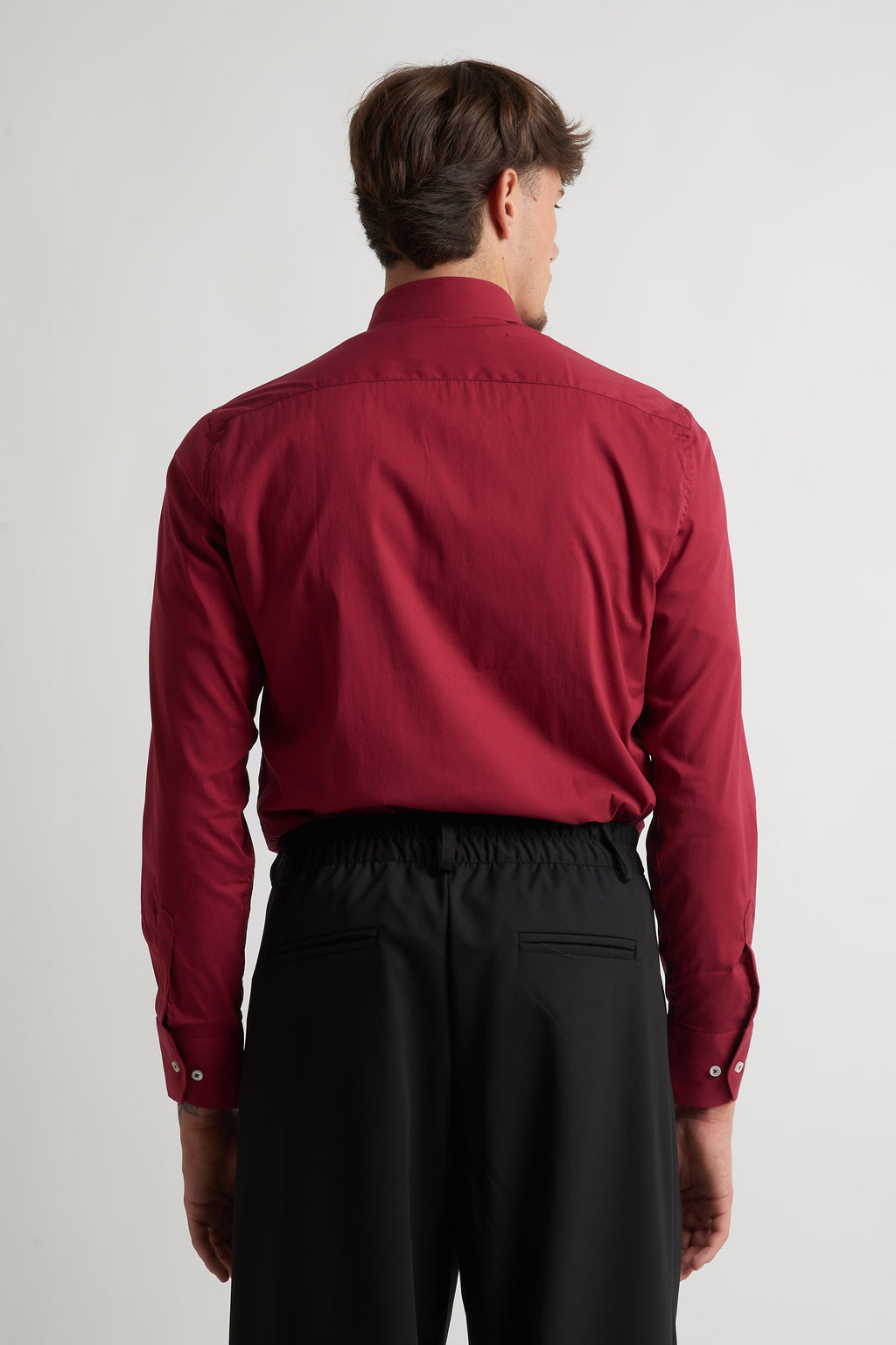 Camicia classica regular bordo'