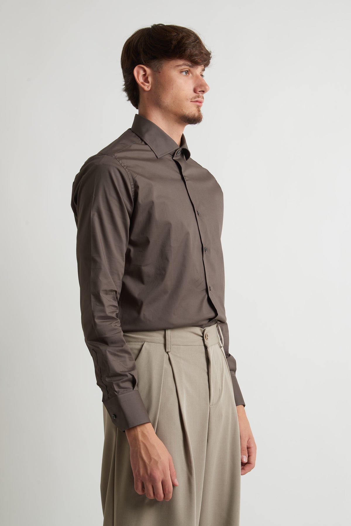 Camicia classica regular moro