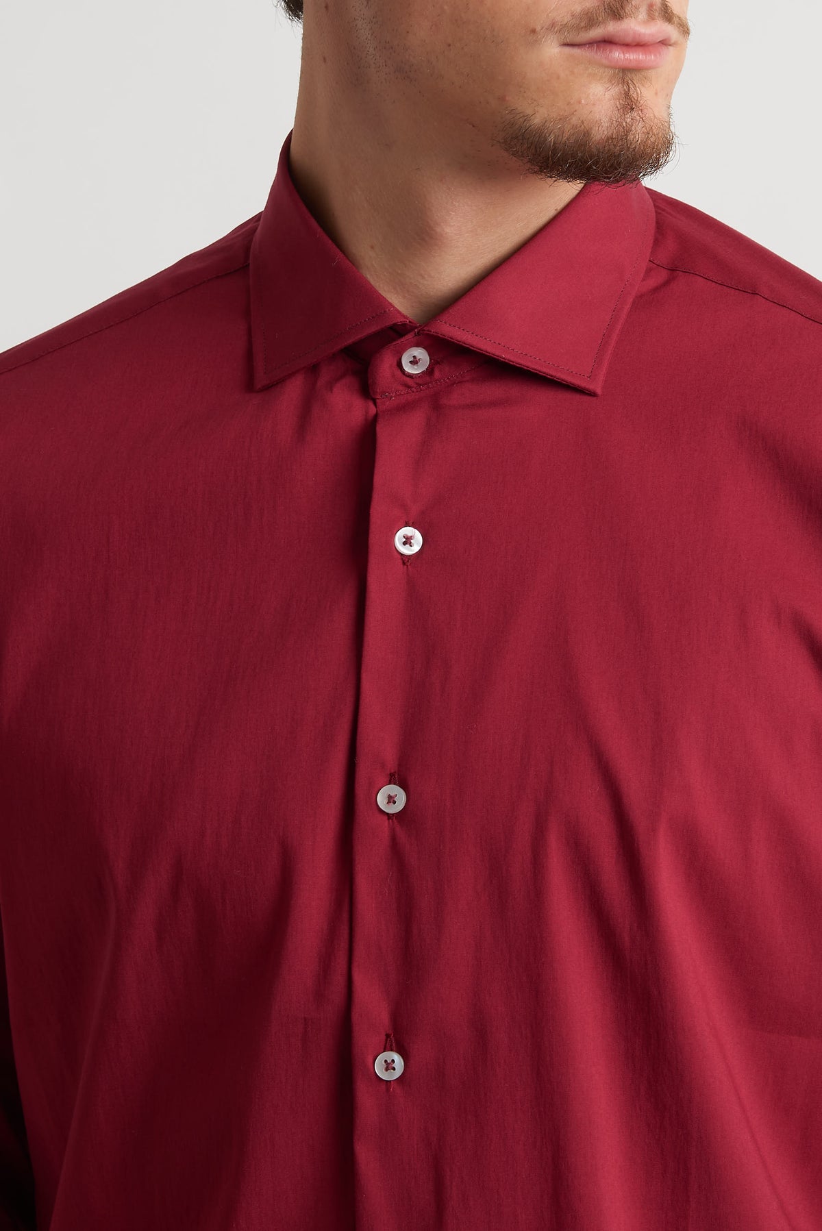 Camicia classica regular bordo'