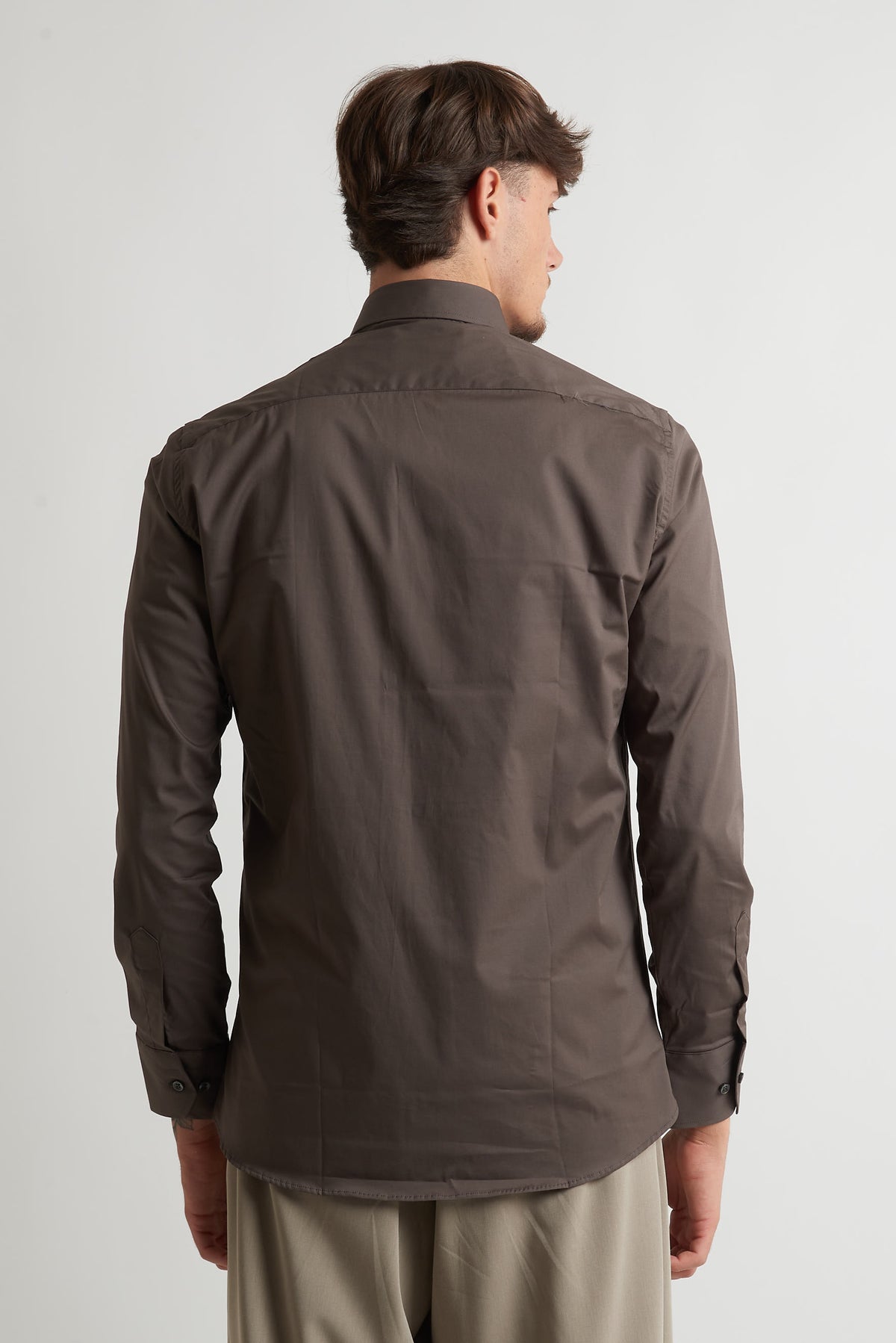 Camicia moda unita moro