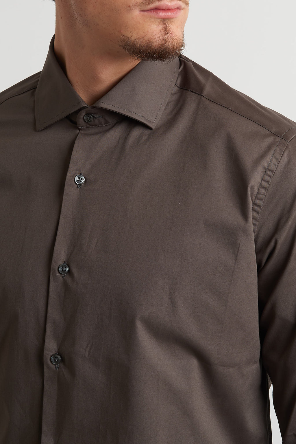 Camicia moda unita moro
