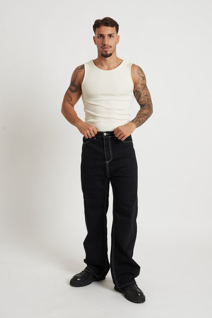 jeans in bull nero