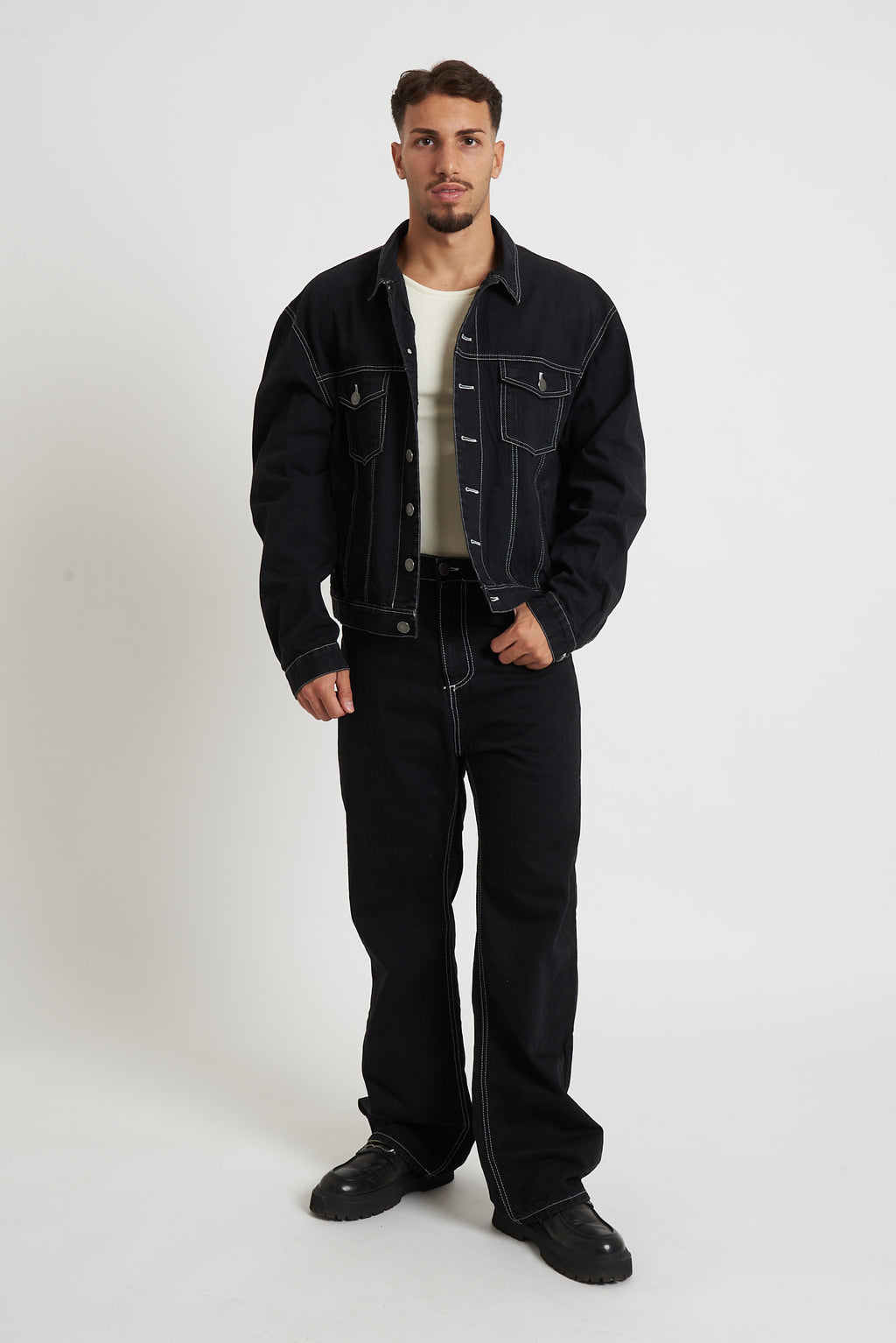 Giubbino in bull nero