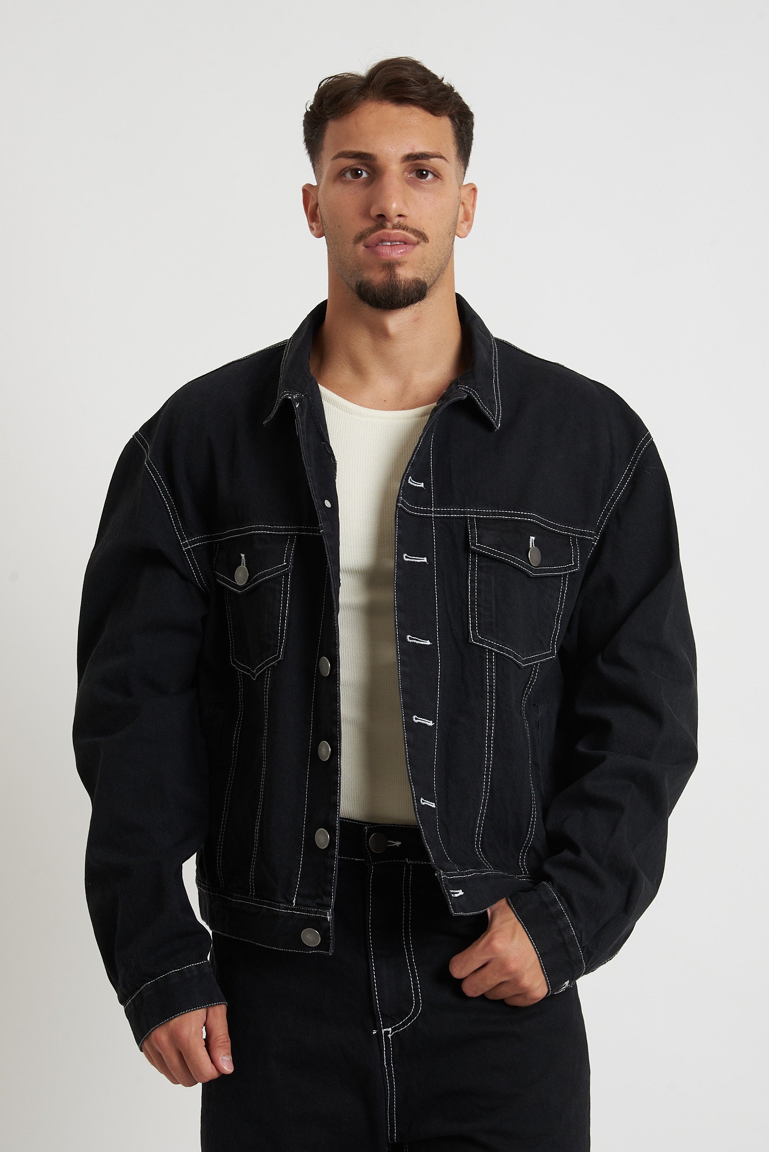 Giubbino in bull nero