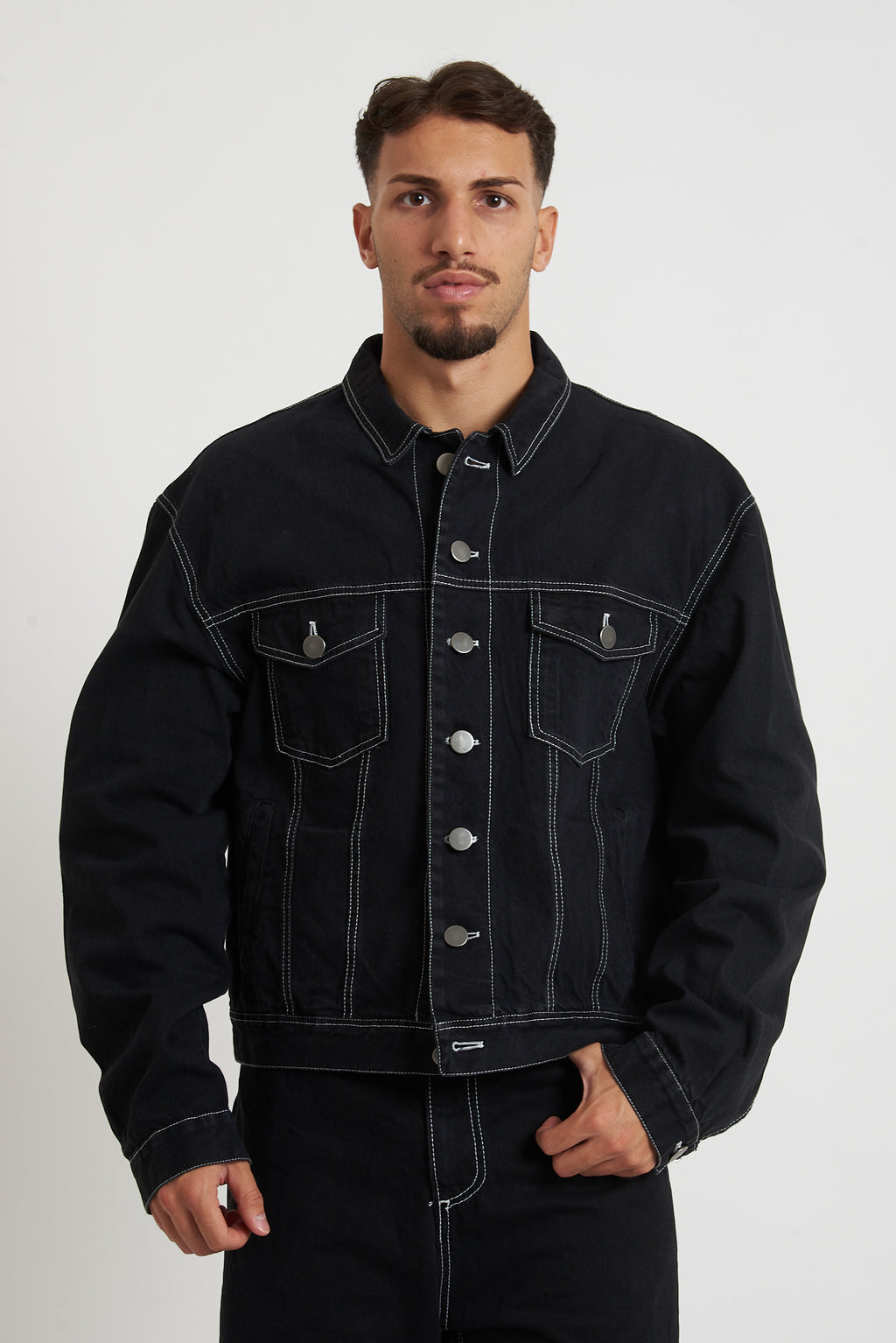 Giubbino in bull nero