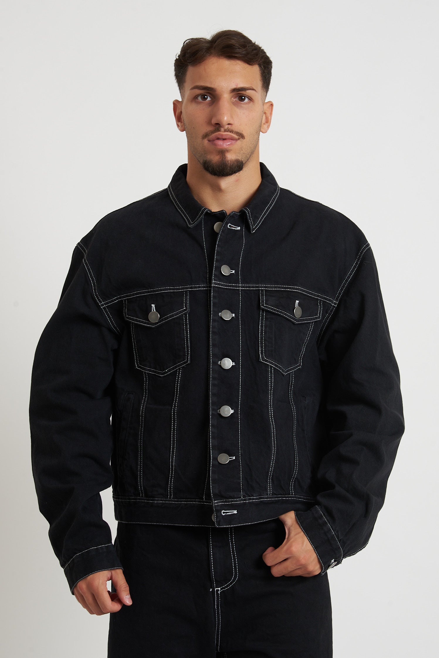 Giubbino in bull nero