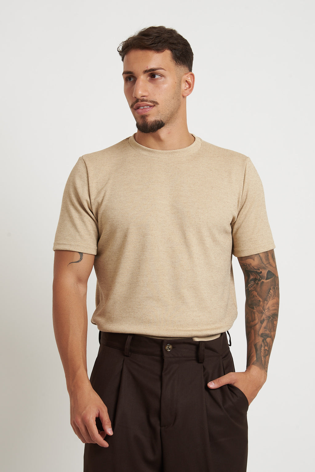 T-shirt viscosa regular