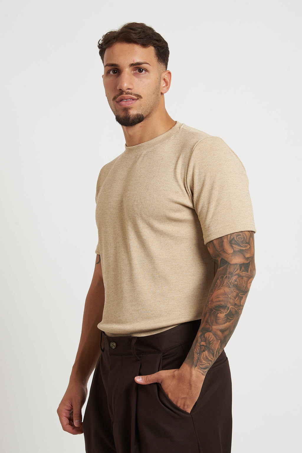 T-shirt viscosa regular