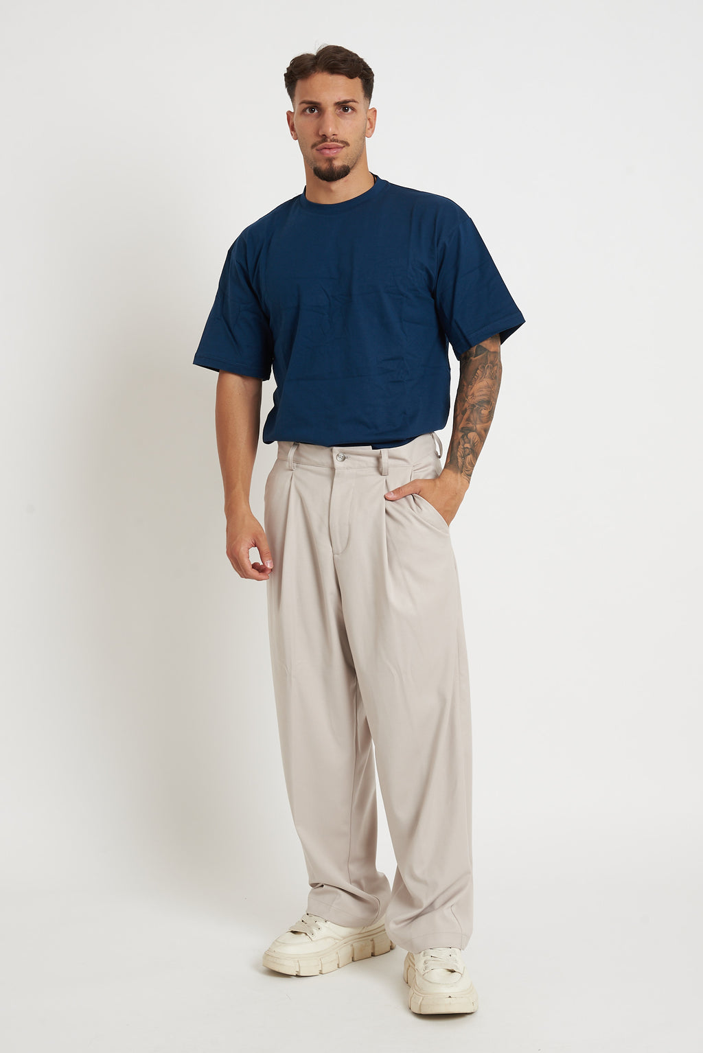 T-shirt oversize girocollo