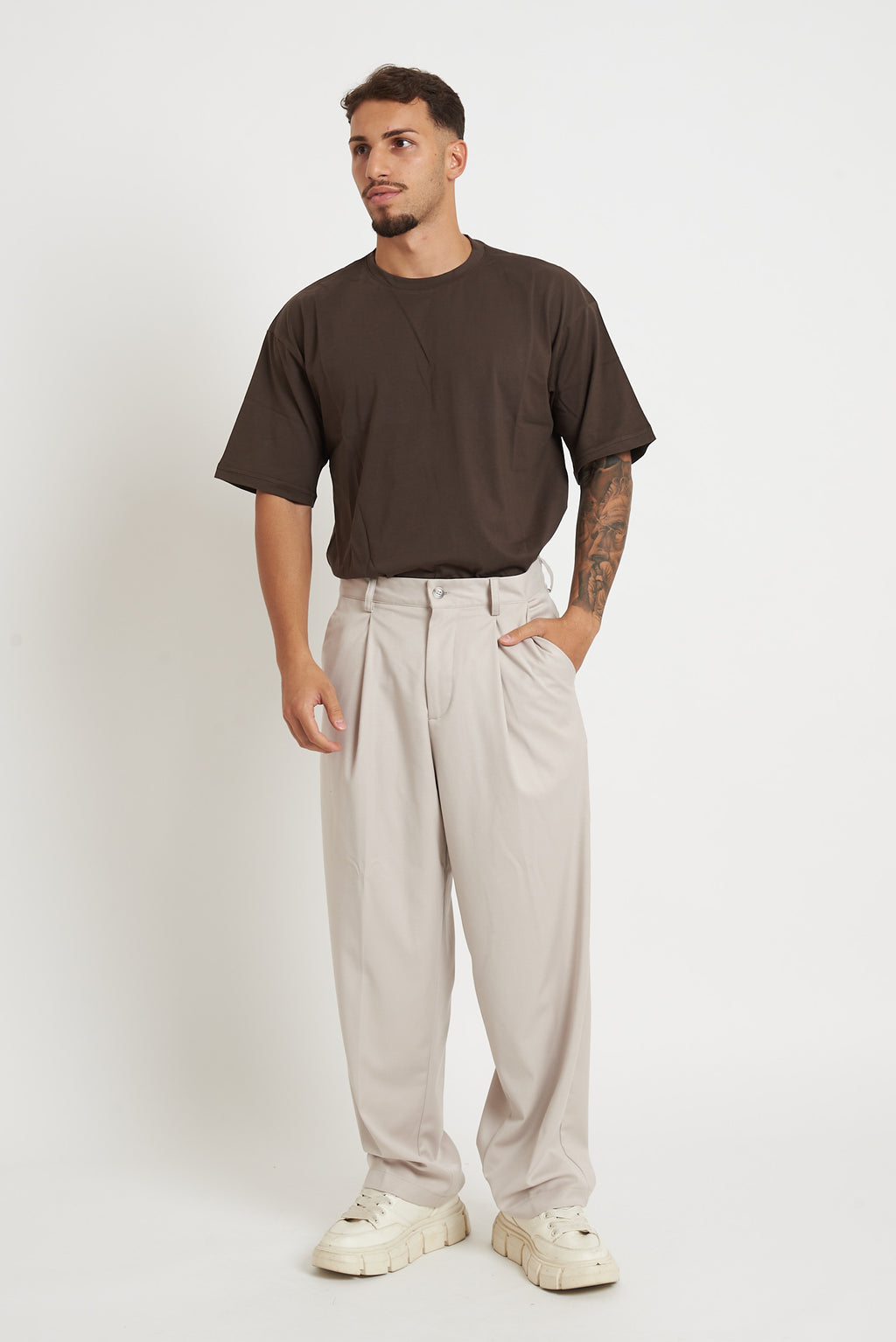 T-shirt oversize girocollo