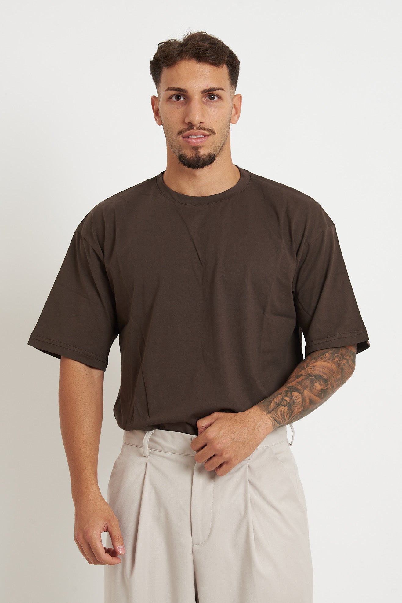 T-shirt oversize girocollo