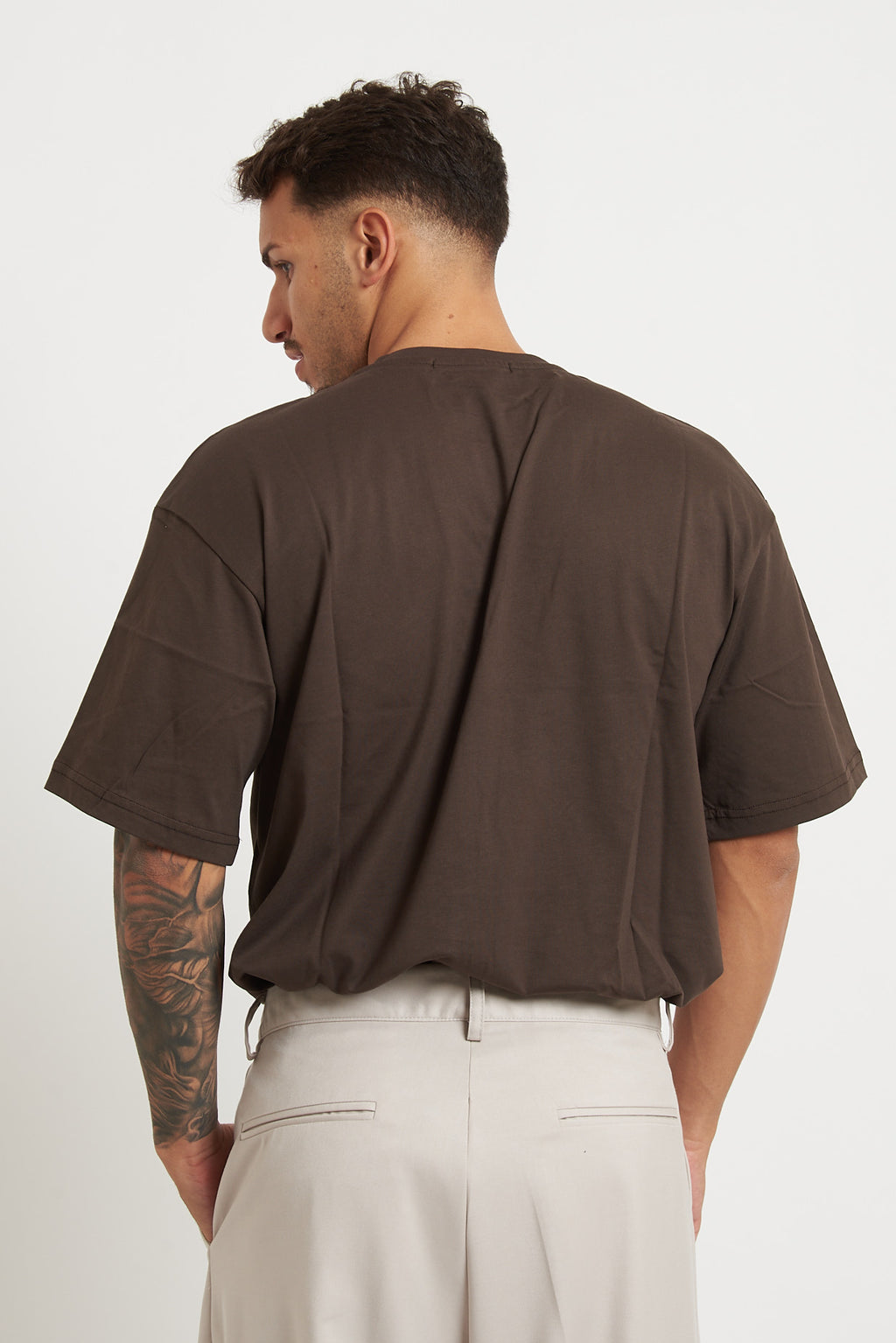T-shirt oversize girocollo