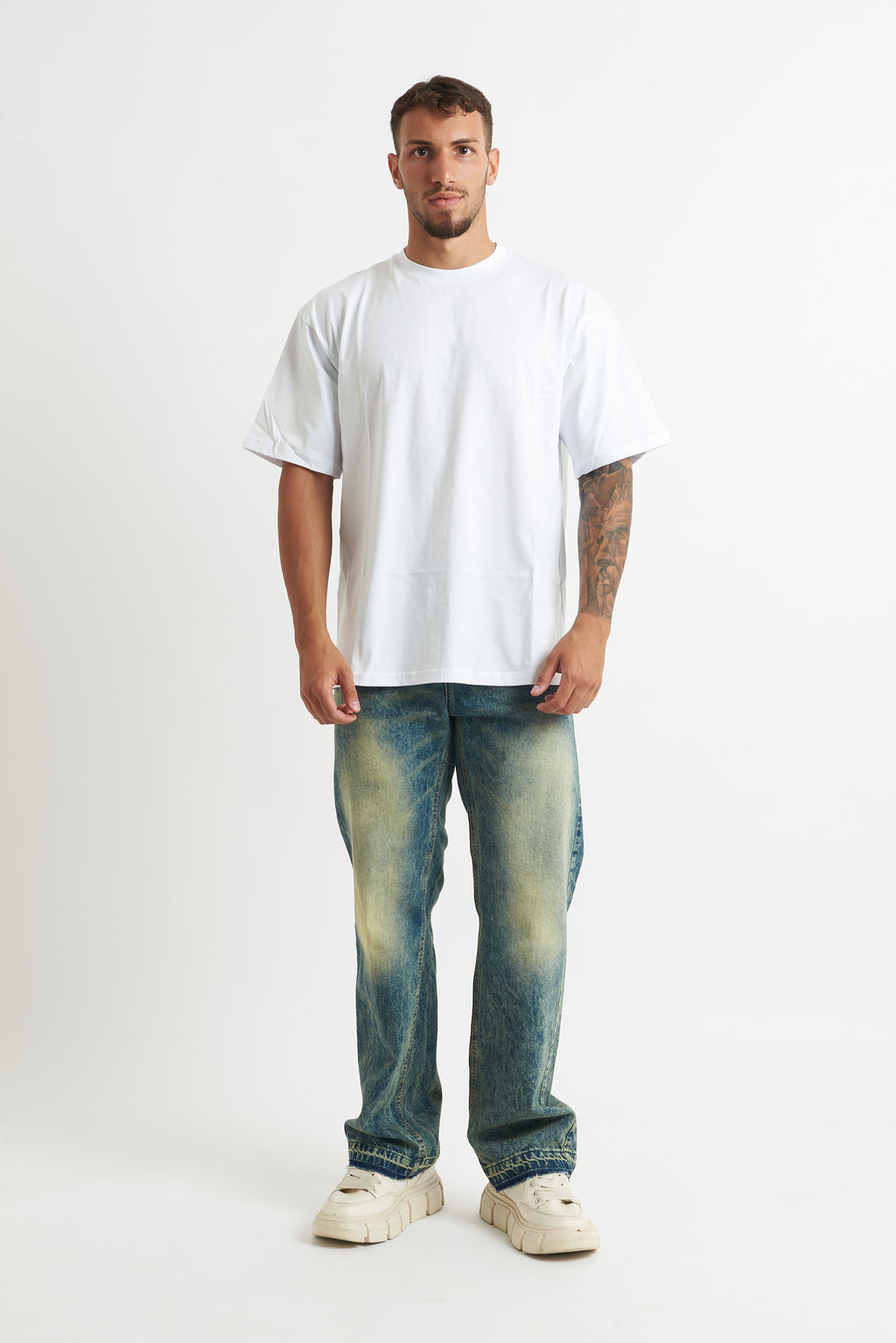 T-shirt oversize girocollo