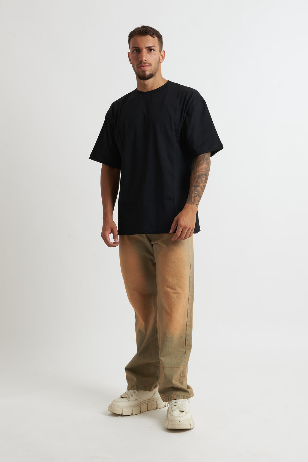 T-shirt oversize girocollo