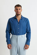 Camicia regular chambray