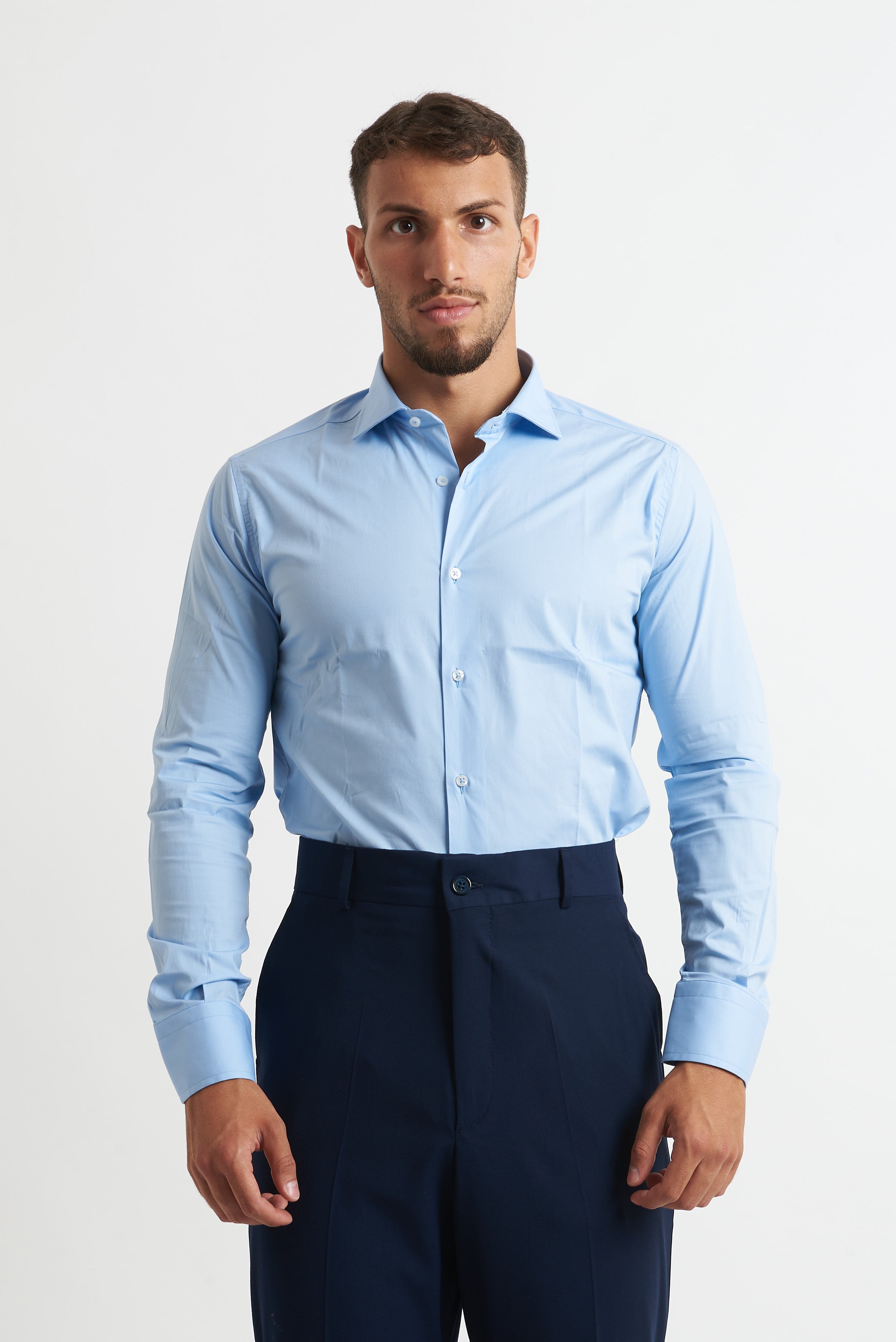 Camicia unita regular