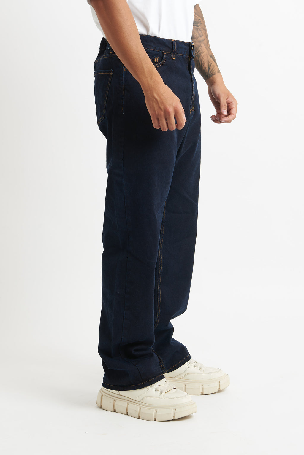 Jeans flare bull blu