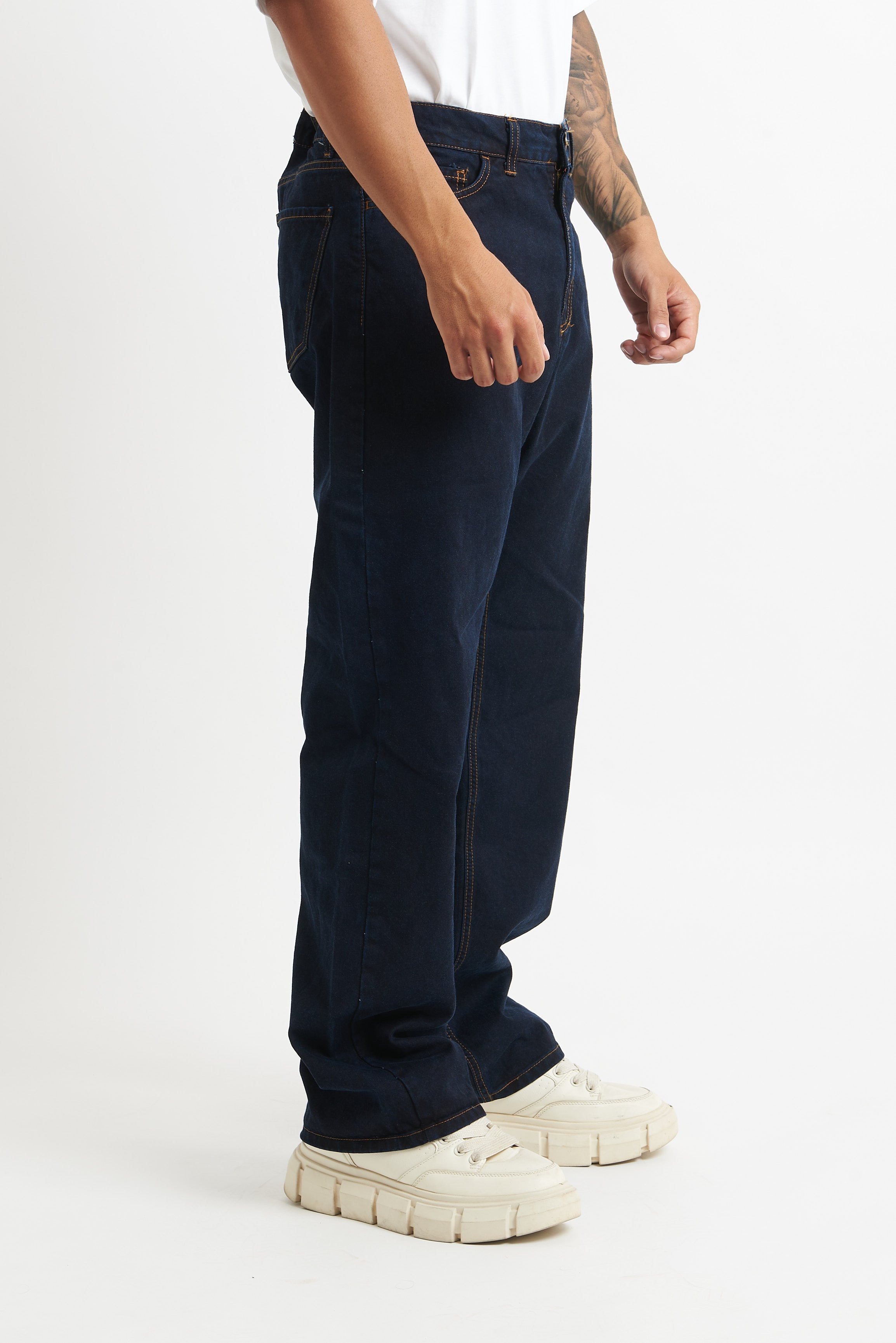 Jeans flare bull blu