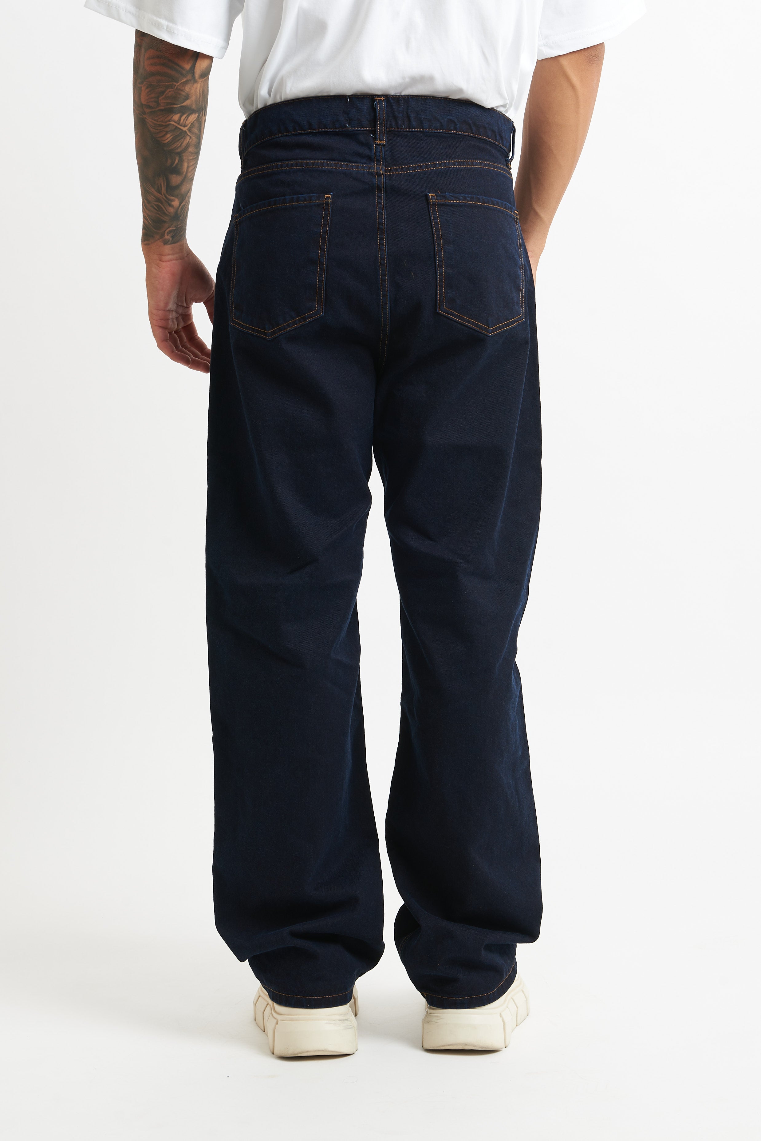 Jeans flare bull blu