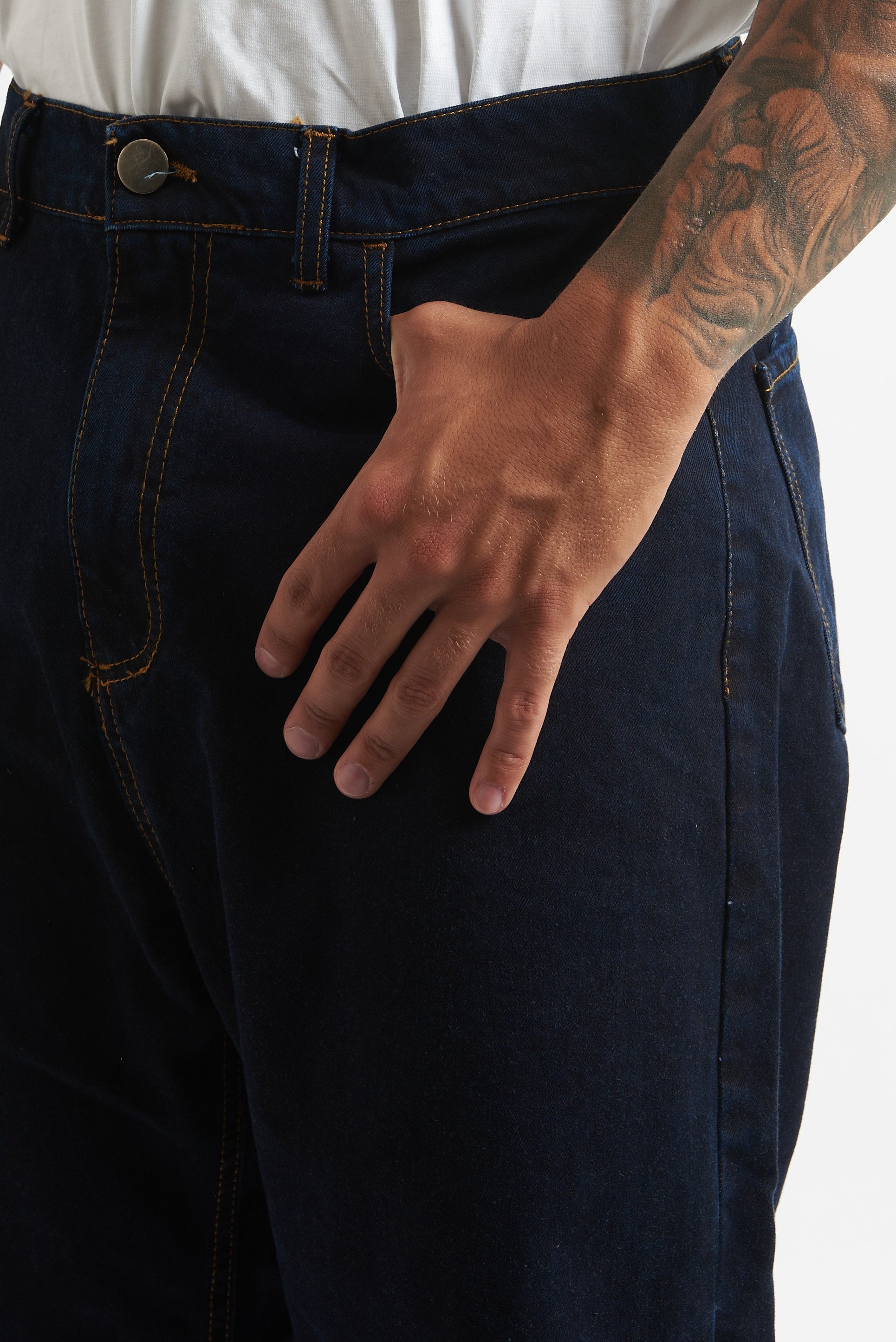 Jeans flare bull blu