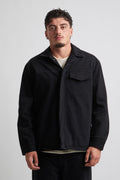 Giubbino oversize in bull nero