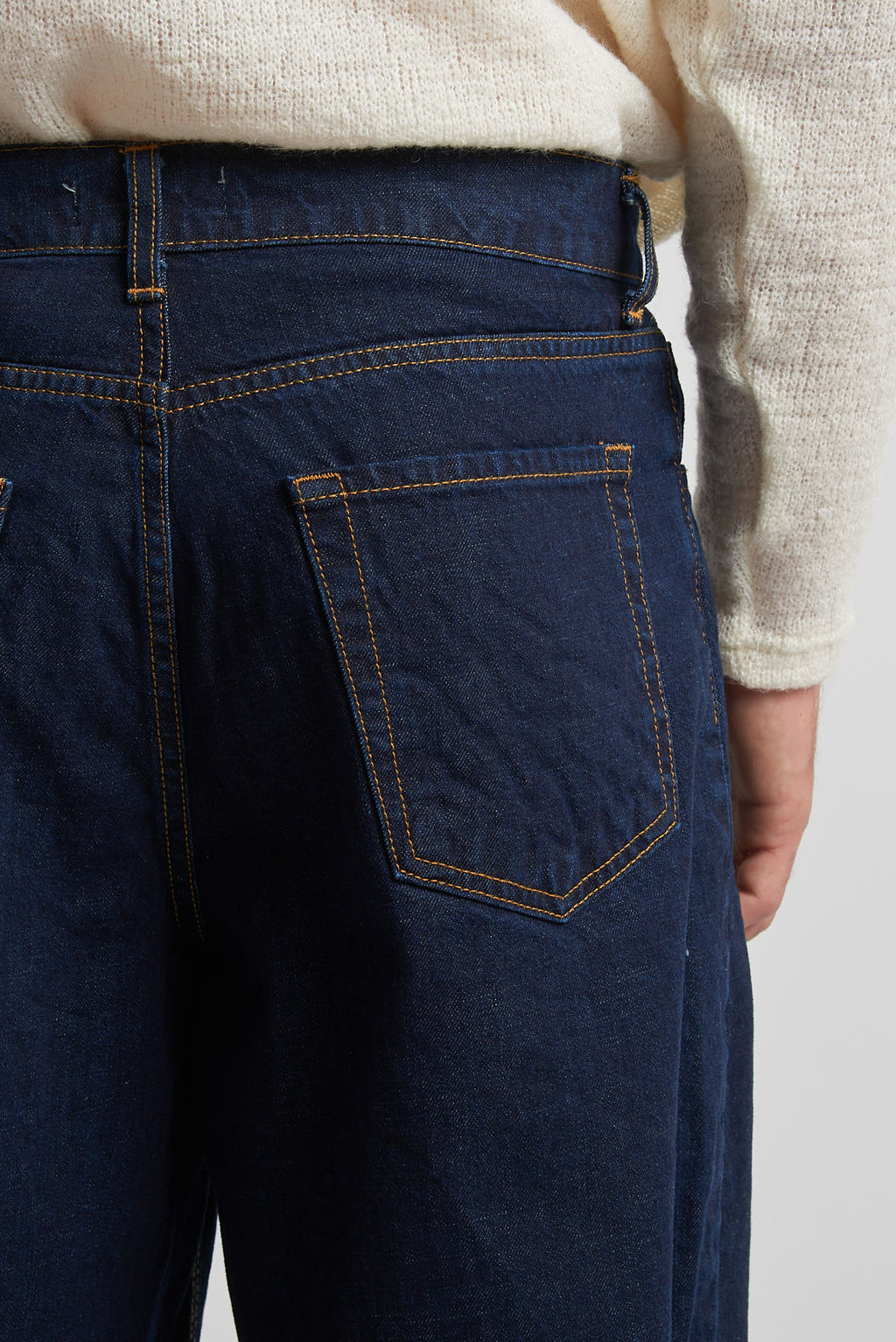 Jeans flare in tessuto denim blu