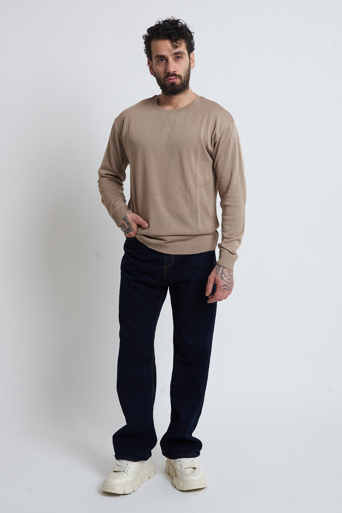Maglione in cotone regular