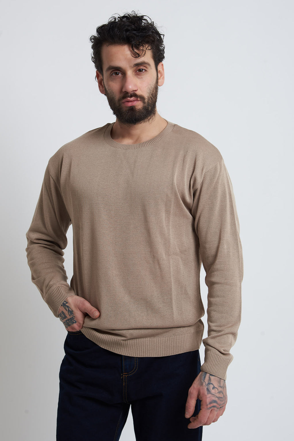 Maglione in cotone regular