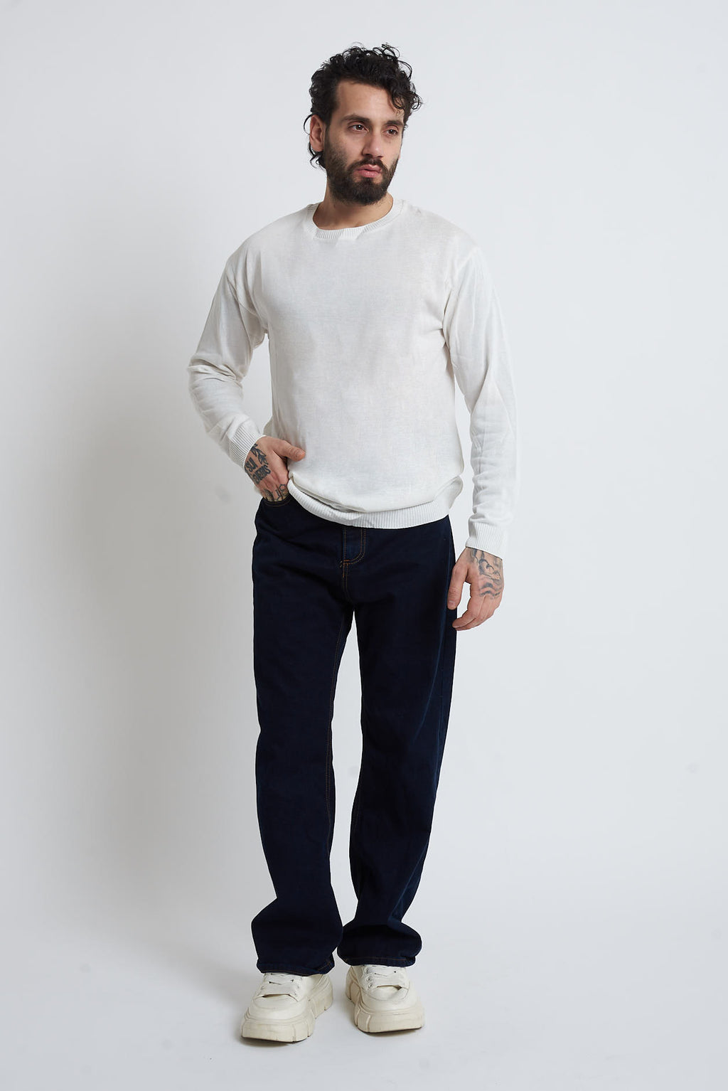 Maglione in cotone regular