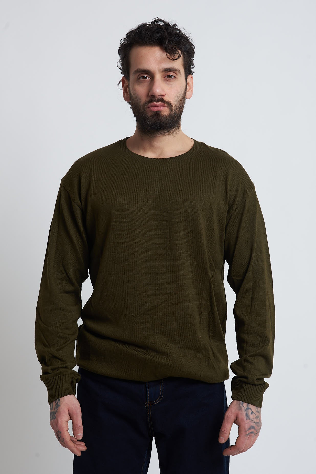 Maglione in cotone regular