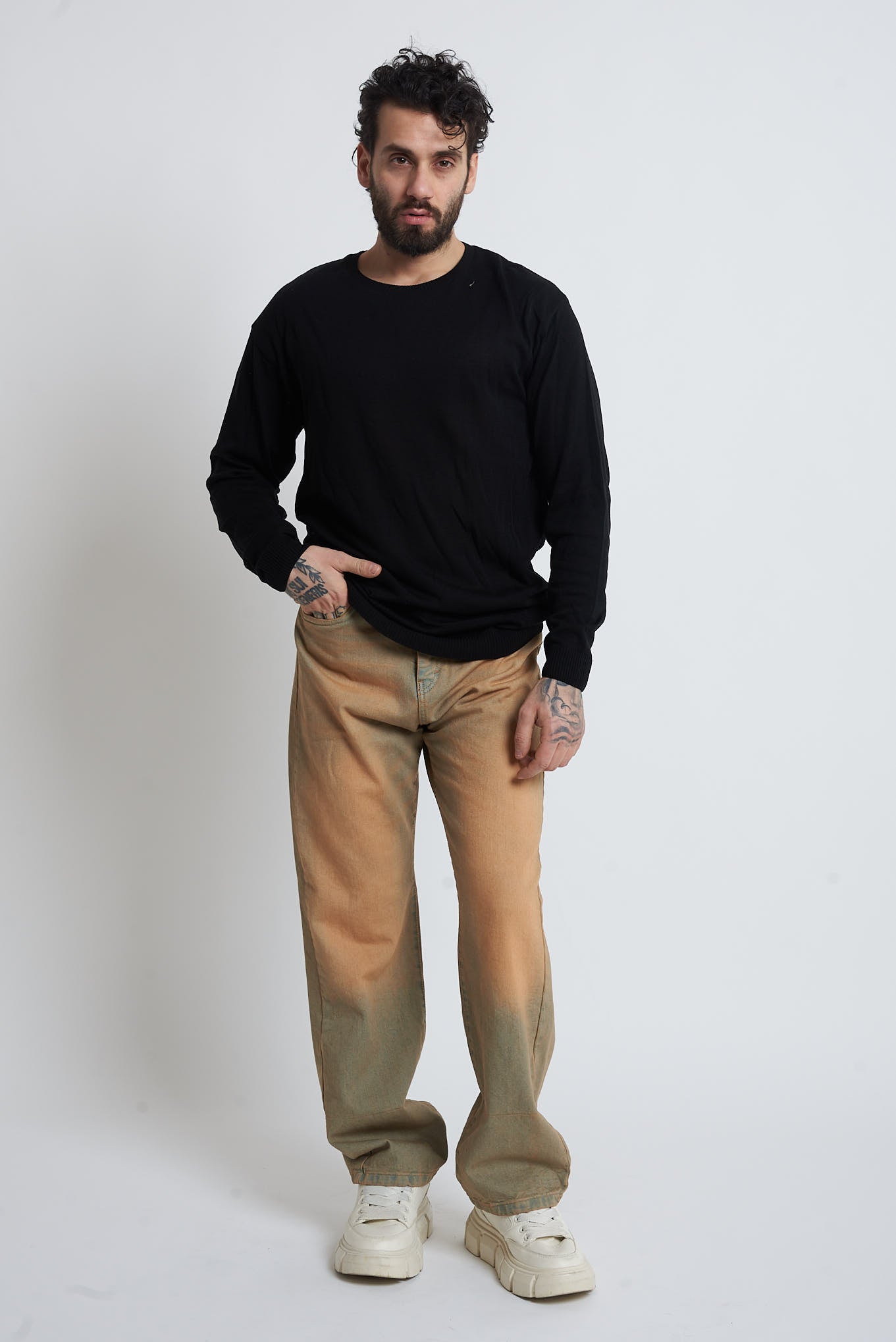 Maglione in cotone regular