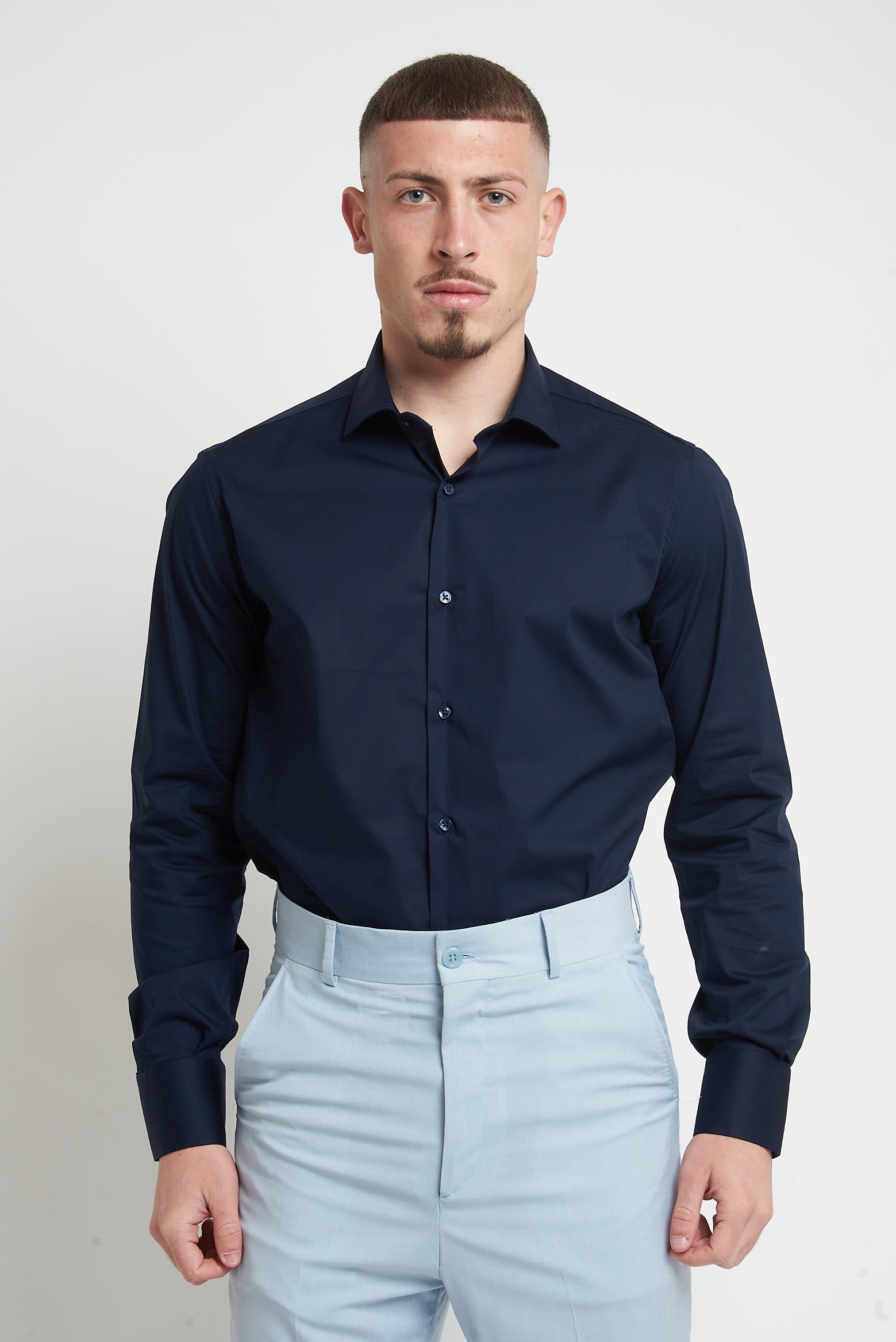 Camicia unita regular