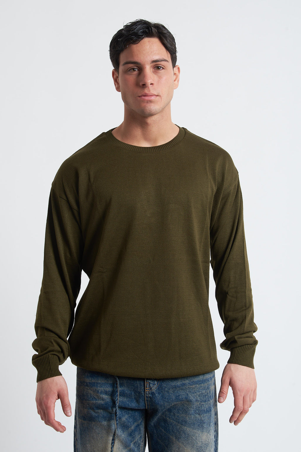 Maglione in cotone regular