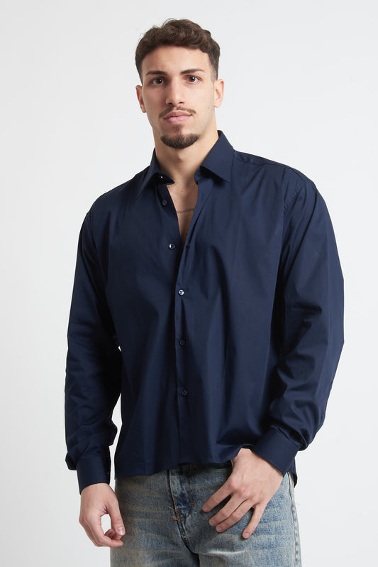 Camicia unita crop